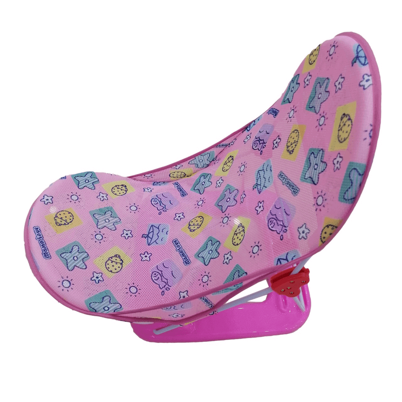 Mama Love Baby Bather | Bath Seat With Head Rest Cushion | Infant Folding Bath Seat.