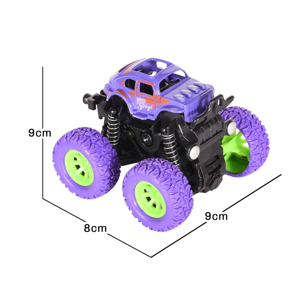 Baby Monster Trucks | Push and Go Friction Double-Directions Mini Trucks