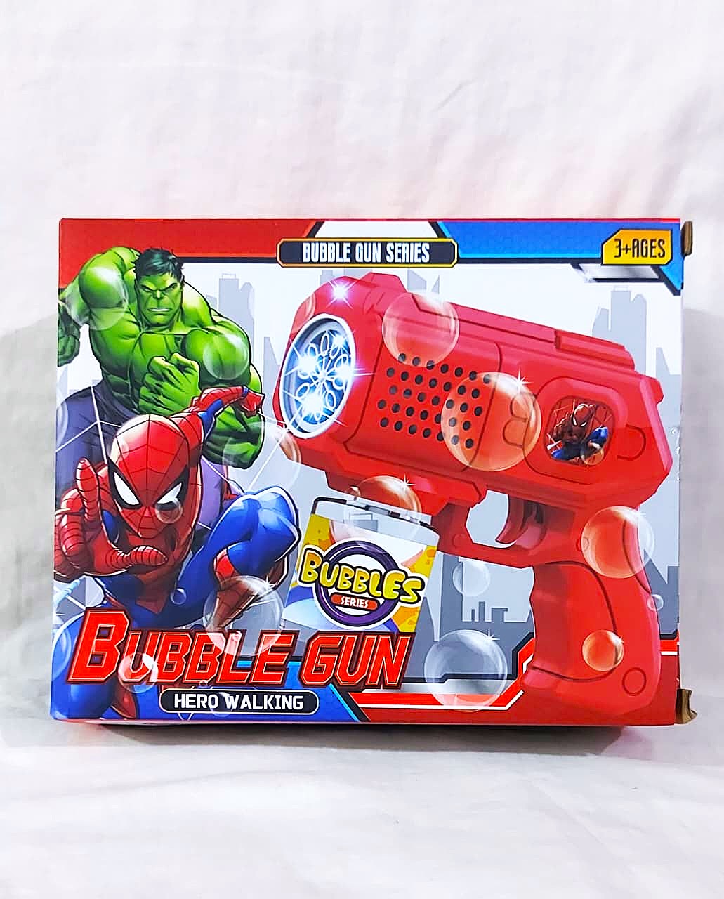 Electric Bubble Blaster Gun with Lights