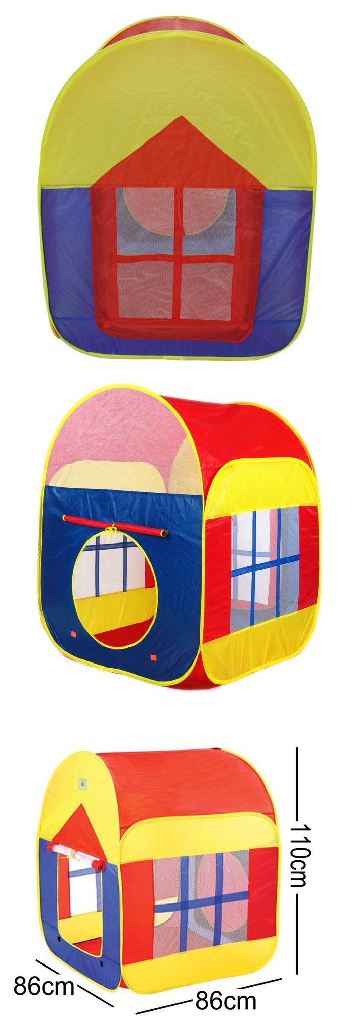 Play House Tent | Big Tent Series for Kids Foldable With 2 Support Sticks