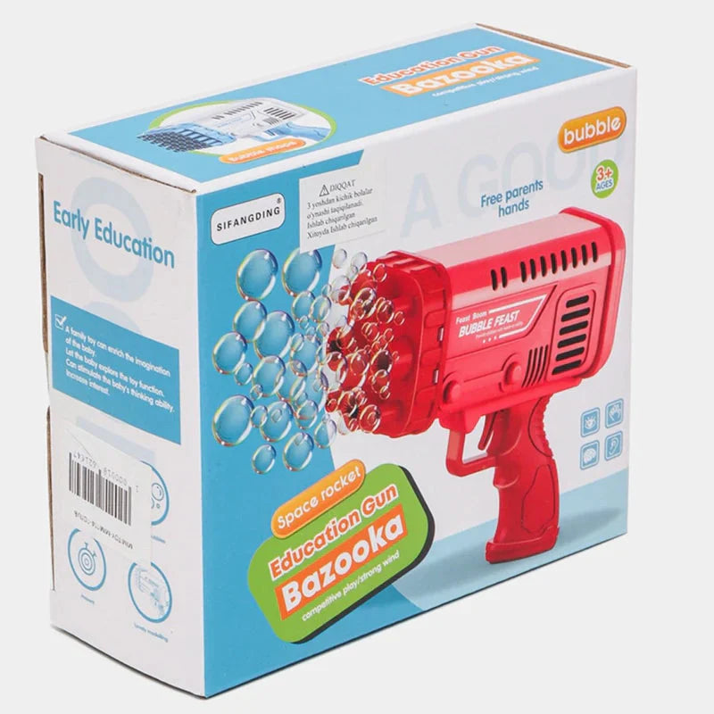 Electric Bazooka Bubble Gun- 36 Holes