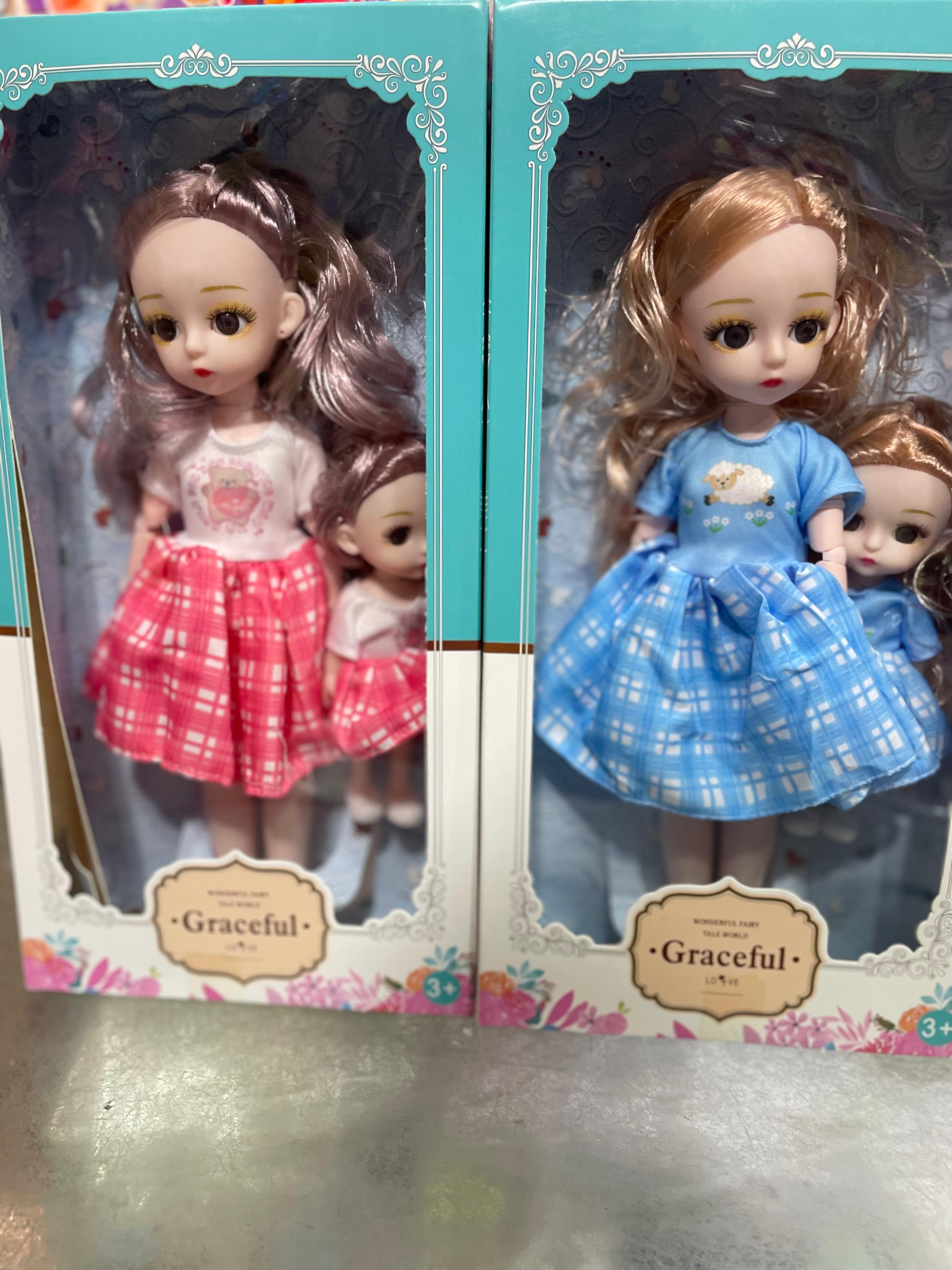 Graceful Mother & Baby Doll Set