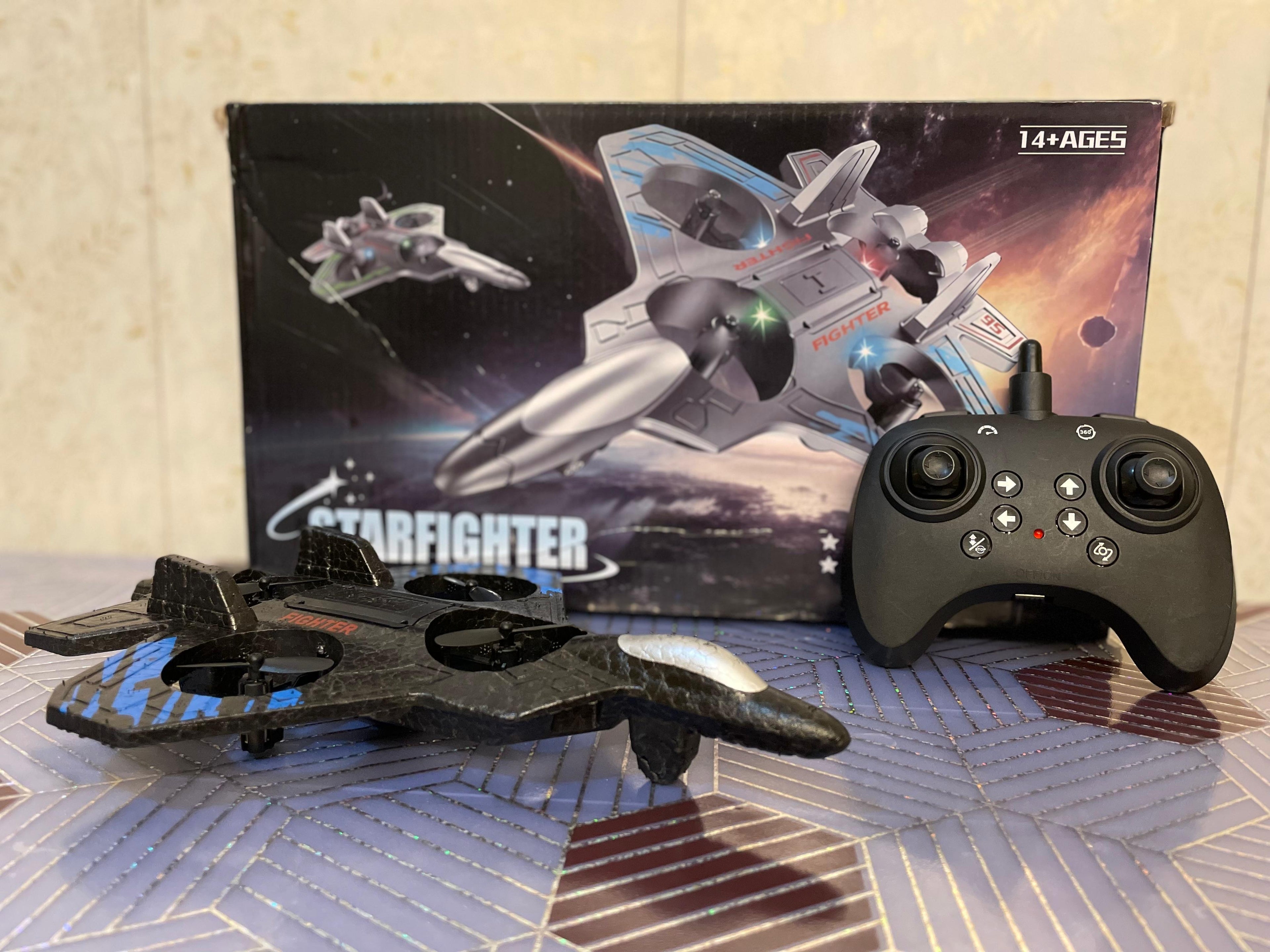 2.4GHz RC STARFIGHTER Jet Model | Aircraft Plane Glider EPP Foam | RC Drone Toy