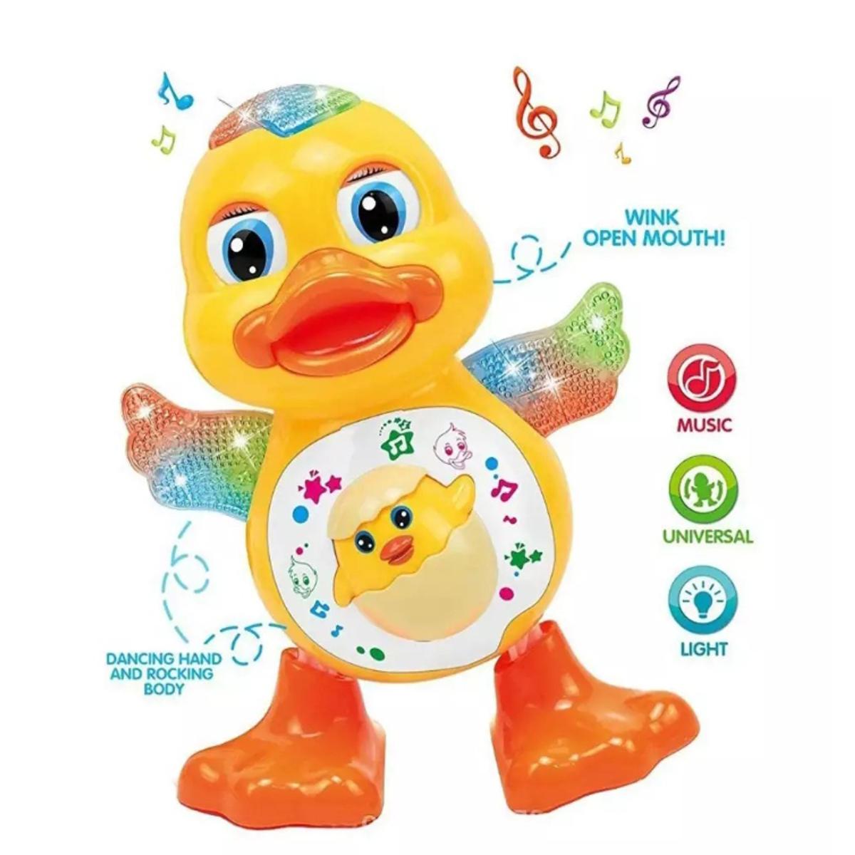 Cute Dancing Duck Musical Toy | Flashing Duck with Lights & Music for Kids