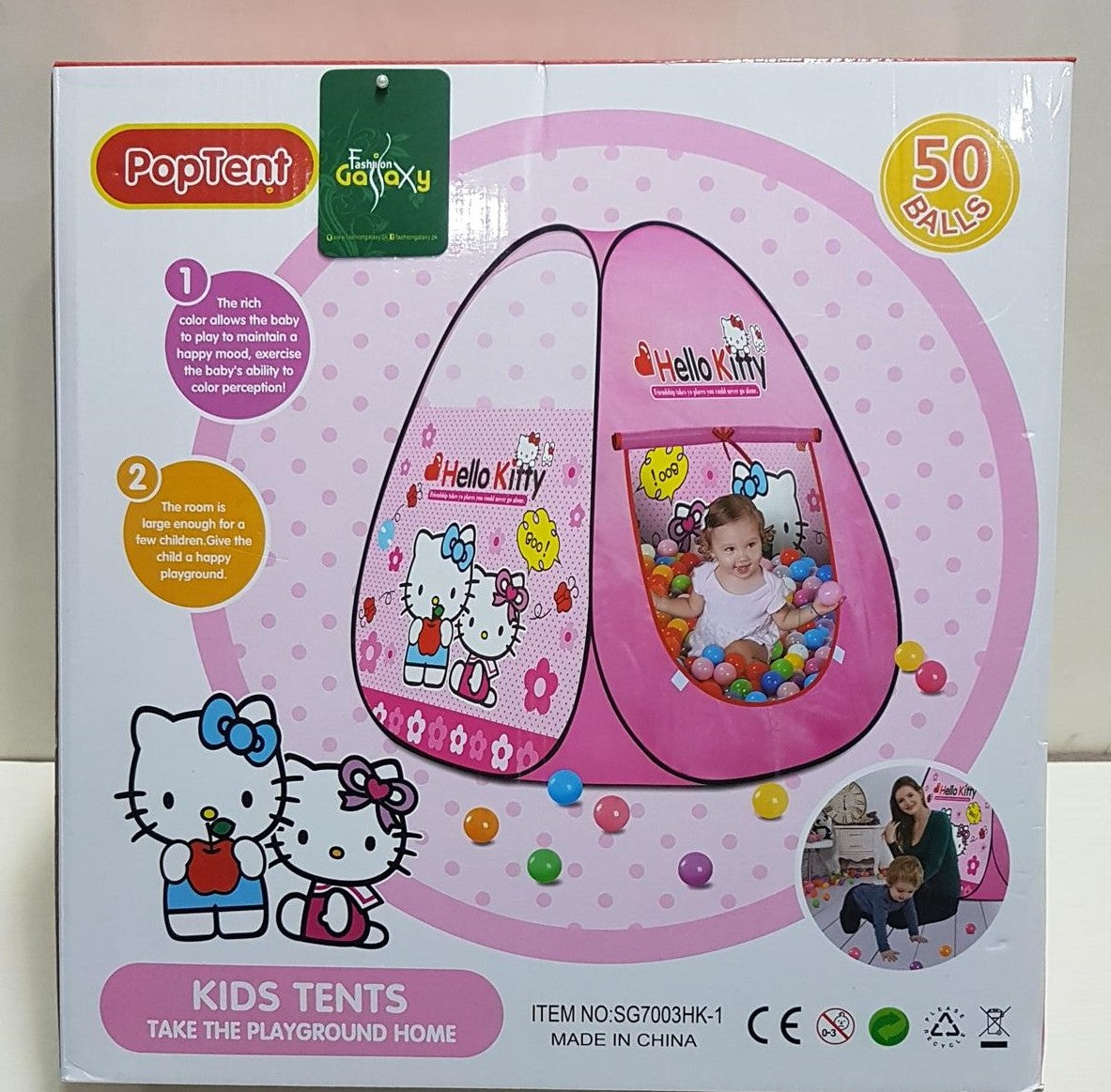 Amazing Tent House for Kids | Pop-up Tent with 50 balls | Boys & Girls Tent House