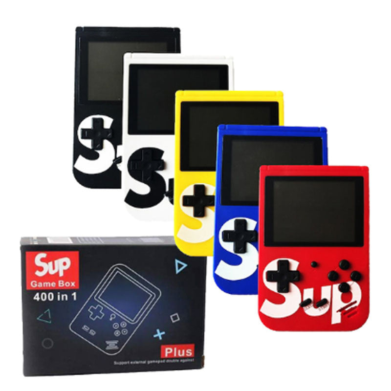 SUP 400 in 1 Games Console | Mini & Portable Pocket Video Game Box | TV Attachable Game