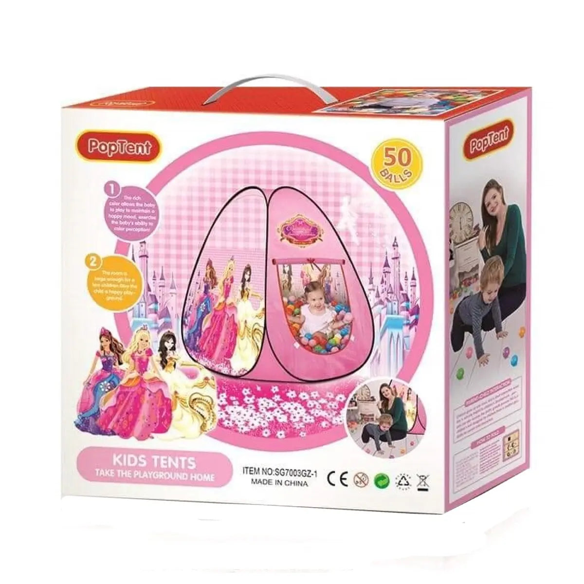 Amazing Tent House for Kids | Pop-up Tent with 50 balls | Boys & Girls Tent House