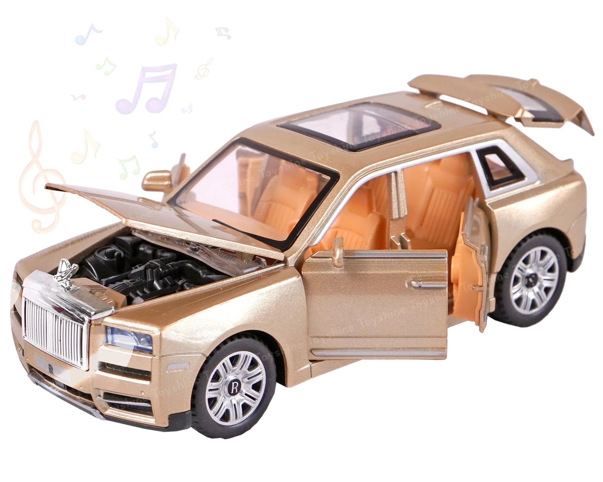 1:32 Scale Rolls-Royce Phantom Model | Alloy Six Side Open Die-Cast Car
