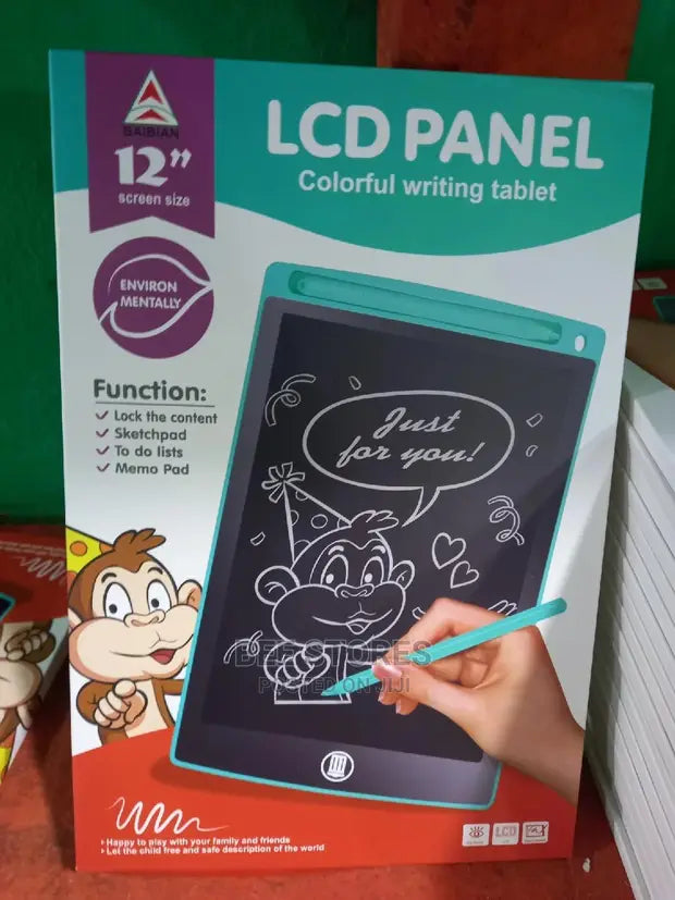 Colorful LCD Writing Tablet | Draw & Write in Style for Kids |  Board Activity Game Toy