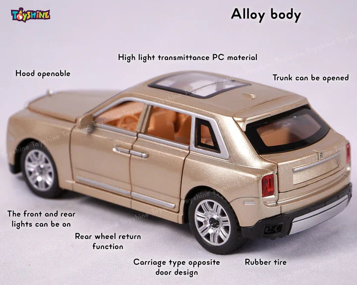 1:32 Scale Rolls-Royce Phantom Model | Alloy Six Side Open Die-Cast Car