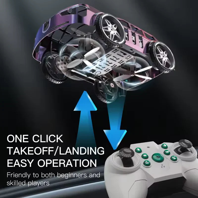2 in 1 RC Flying Car & Drone | Land And Air Fly Dual-Mode | One Device Two Modes