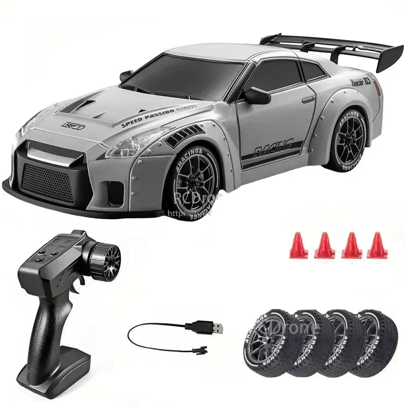 4WD RC Porsche Mini Drifting Car with LED Lights | High-Speed Car | Mini Racing Toy Car
