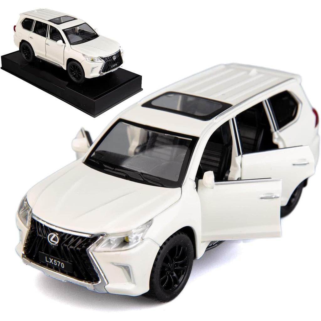 White | LEXUS LX570 1:22 Die-Cast | Luxury SUV Alloy LX570 Model