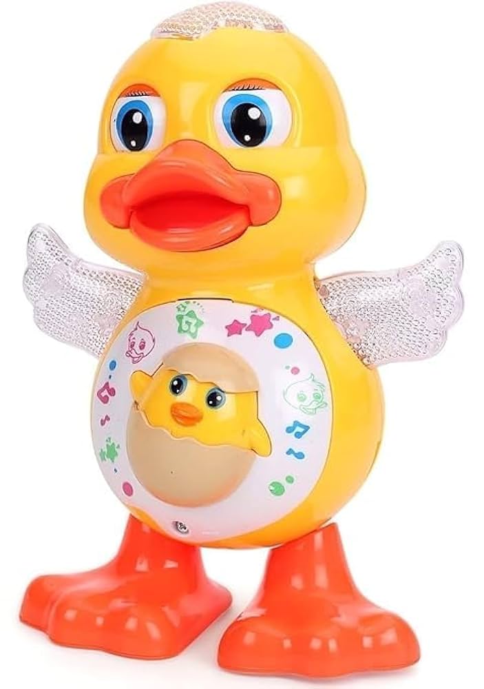 Cute Dancing Duck Musical Toy | Flashing Duck with Lights & Music for Kids