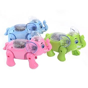 Clever Elephant Electric Toy | Funny Elephant with Walking, Music & Lighting For Kids