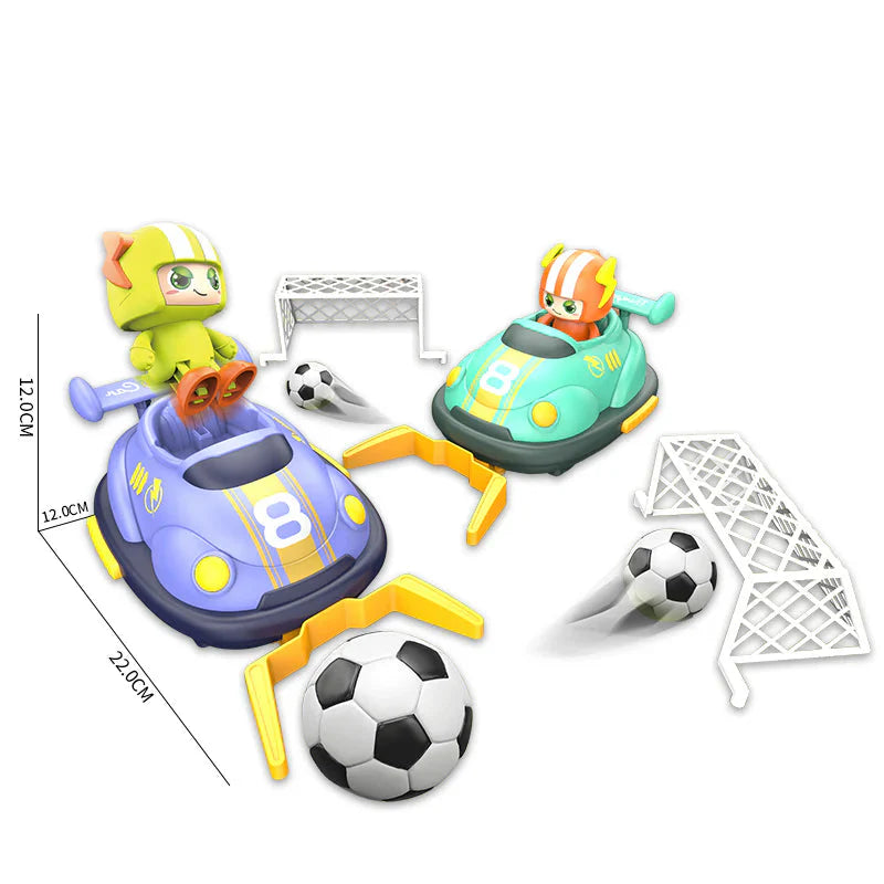 Football Match Bumper Cars 2.4G | 2 RC Bumper Dodging Cars | 2 Player Battle Game
