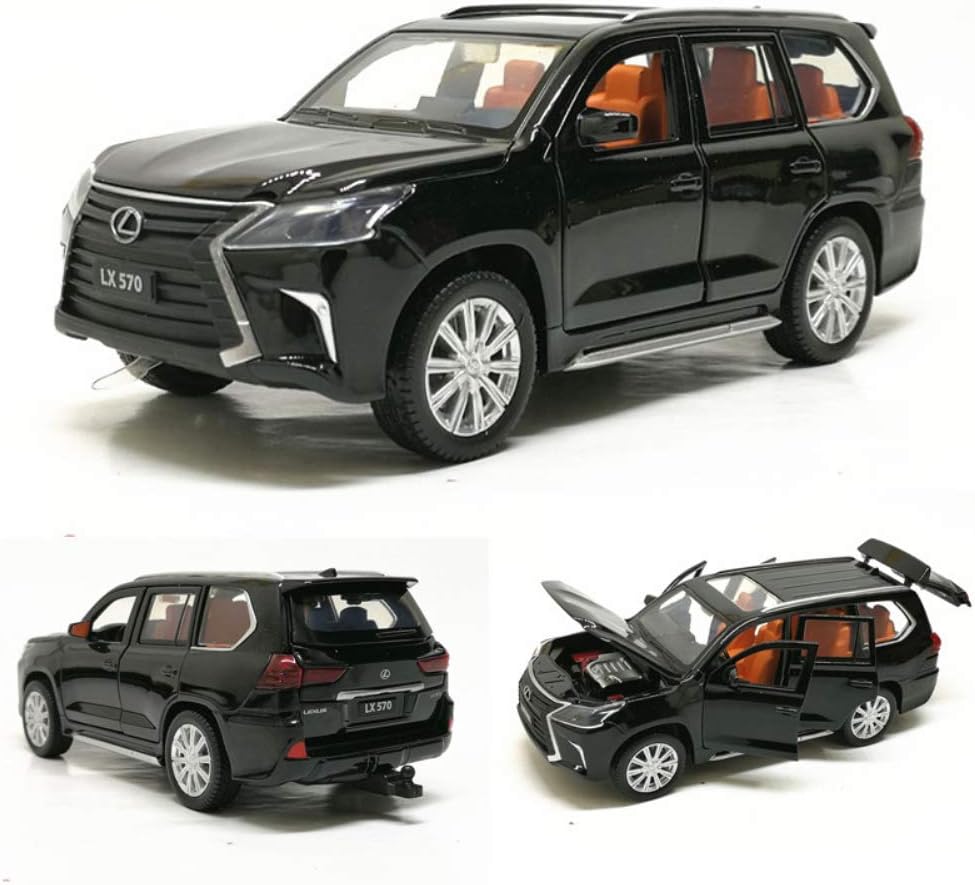 Black | LEXUS LX570 1:22 Die-Cast | Luxury SUV Alloy LX570 Model