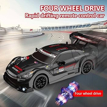 4WD RC Porsche Mini Drifting Car with LED Lights | High-Speed Car | Mini Racing Toy Car