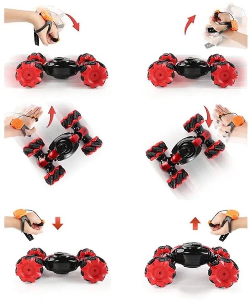 Hand Gesture Sensor Stunt Drift RC Car | RC 4WD Off Road Vehicle | Double Sided Rotating