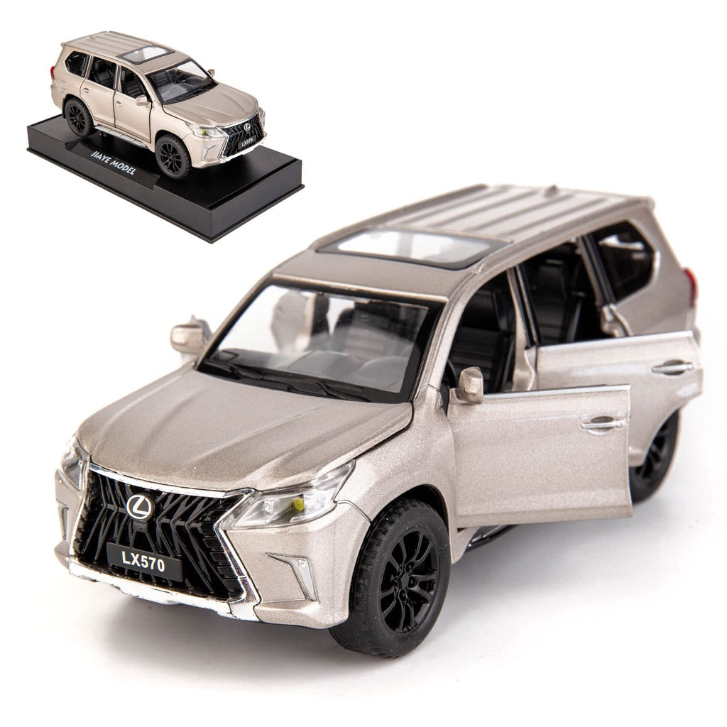 Silver | LEXUS LX570 1:22 Die-Cast | Luxury SUV Alloy LX570 Model
