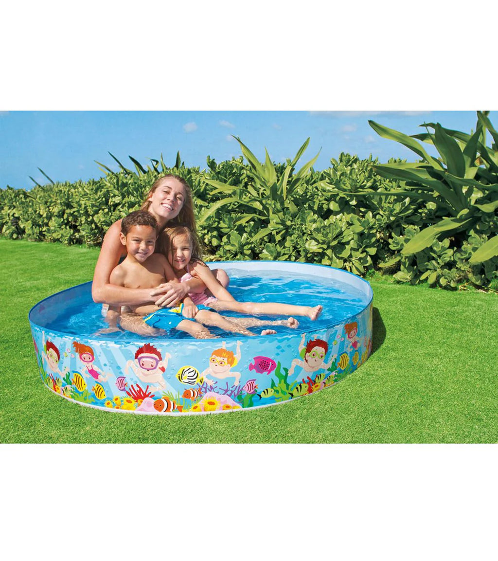 INTEX Swimming Pools Without Air | 4ft, 5ft, 6ft 8ft | Inflatable Fun play pool for Kids & Adults