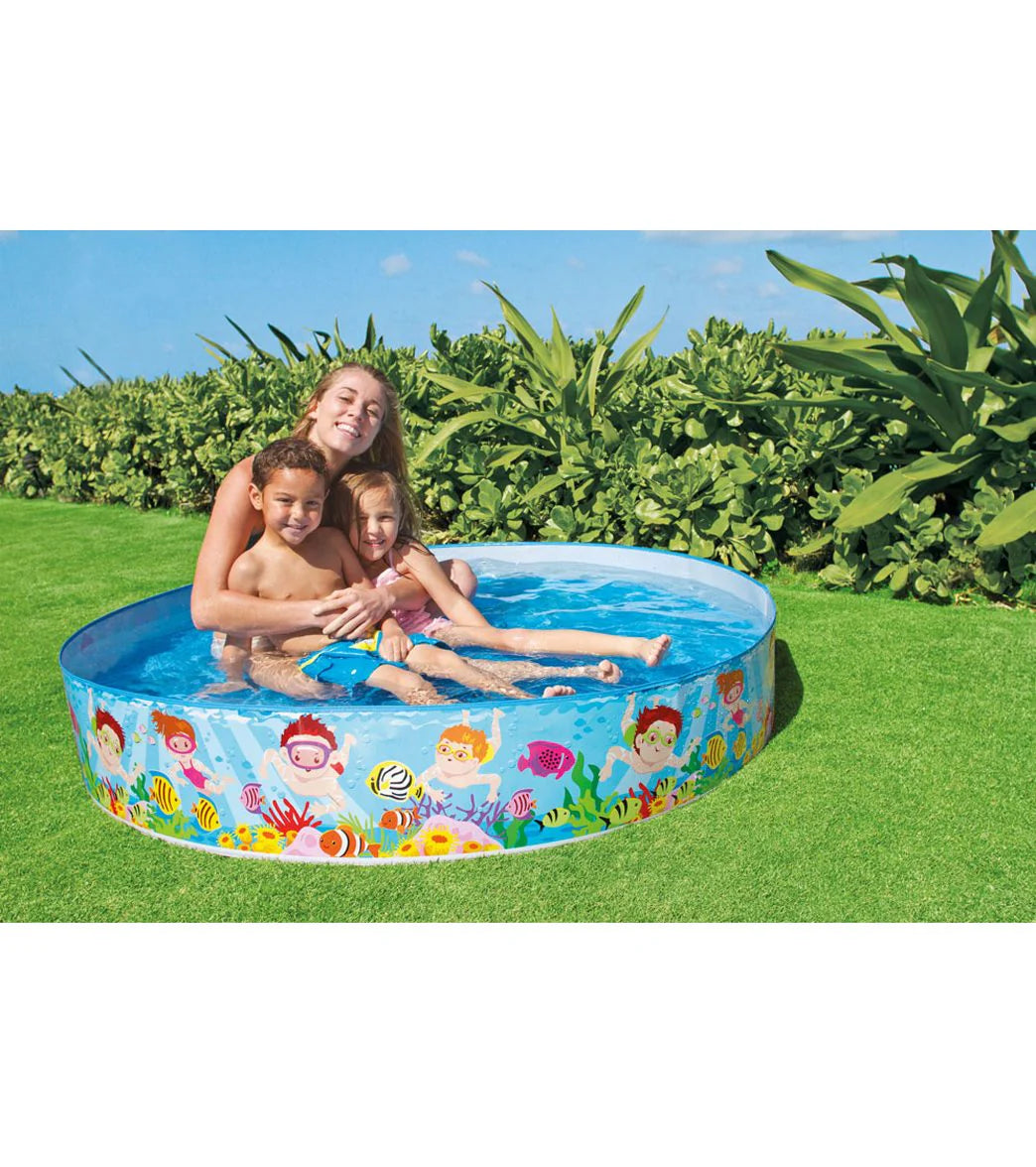 INTEX Swimming Pools Without Air | 4ft, 5ft, 6ft 8ft | Inflatable Fun play pool for Kids & Adults