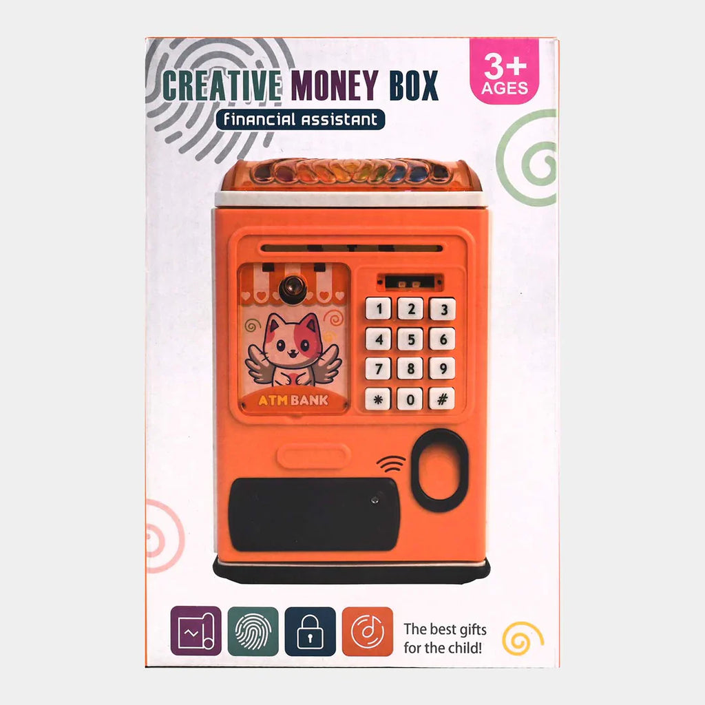 Money Saving box Unlock with Fingerprint | Creative ATM Machine | Piggy Bank