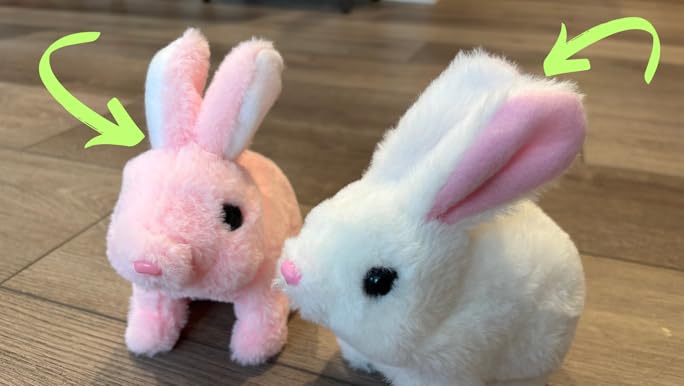 Cute Walking Rabbit Toy | Rabbit Plush Pet Bunny Electric Toys