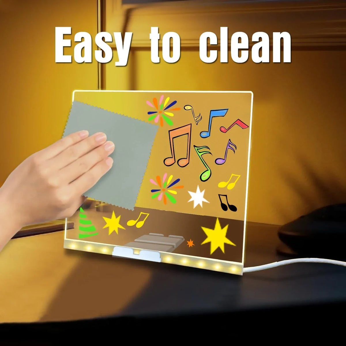 DIY LED Acrylic Board  | 3-D Magic Drawing Board | Reusable Light Up  Board for Kids