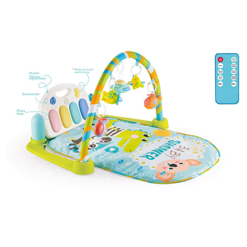 Children's Pedal Piano Mat | Baby Musical Play Gym Mat | 3in1 Gym Rack For Baby