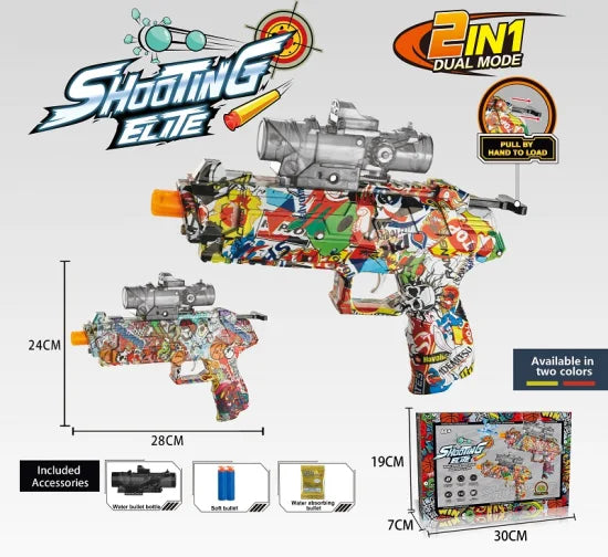 Electric Gel Blaster Gun Toy | Rechargeable Automatic Gun | High Speed Shooting