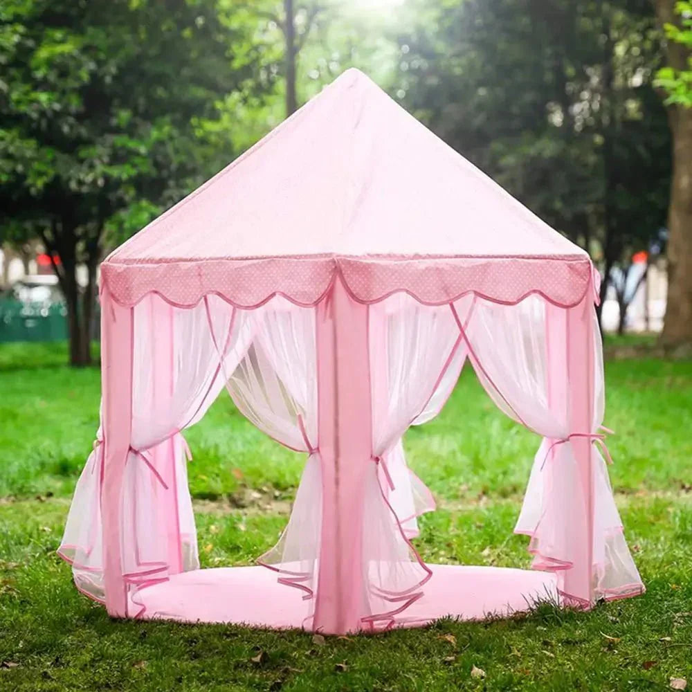 Princess Castle Play Tent House | Children’s Hexagon Fairy Princess Castle Play Tent House