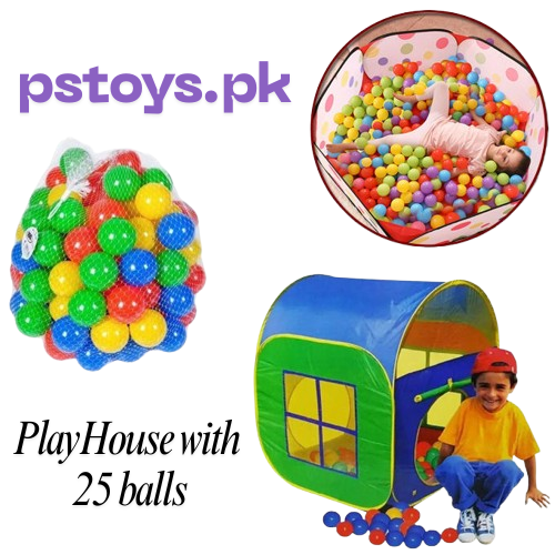 Play House Tent | Big Tent Series for Kids Foldable With 2 Support Sticks