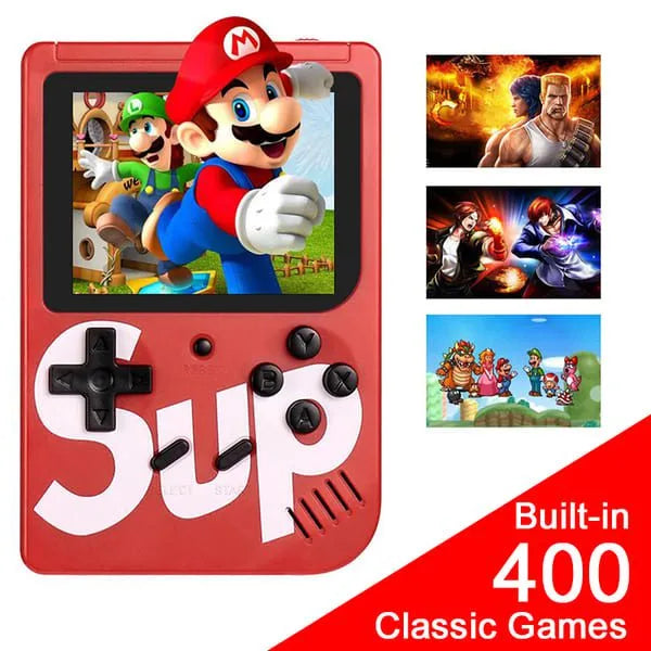 SUP 400 in 1 Games Console | Mini & Portable Pocket Video Game Box | TV Attachable Game