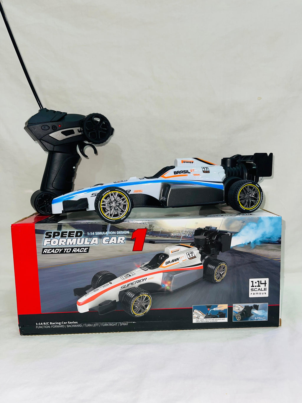 F1 Formula Car High-Speed | RC Racing car with Realistic Speed 1:14/C for kids