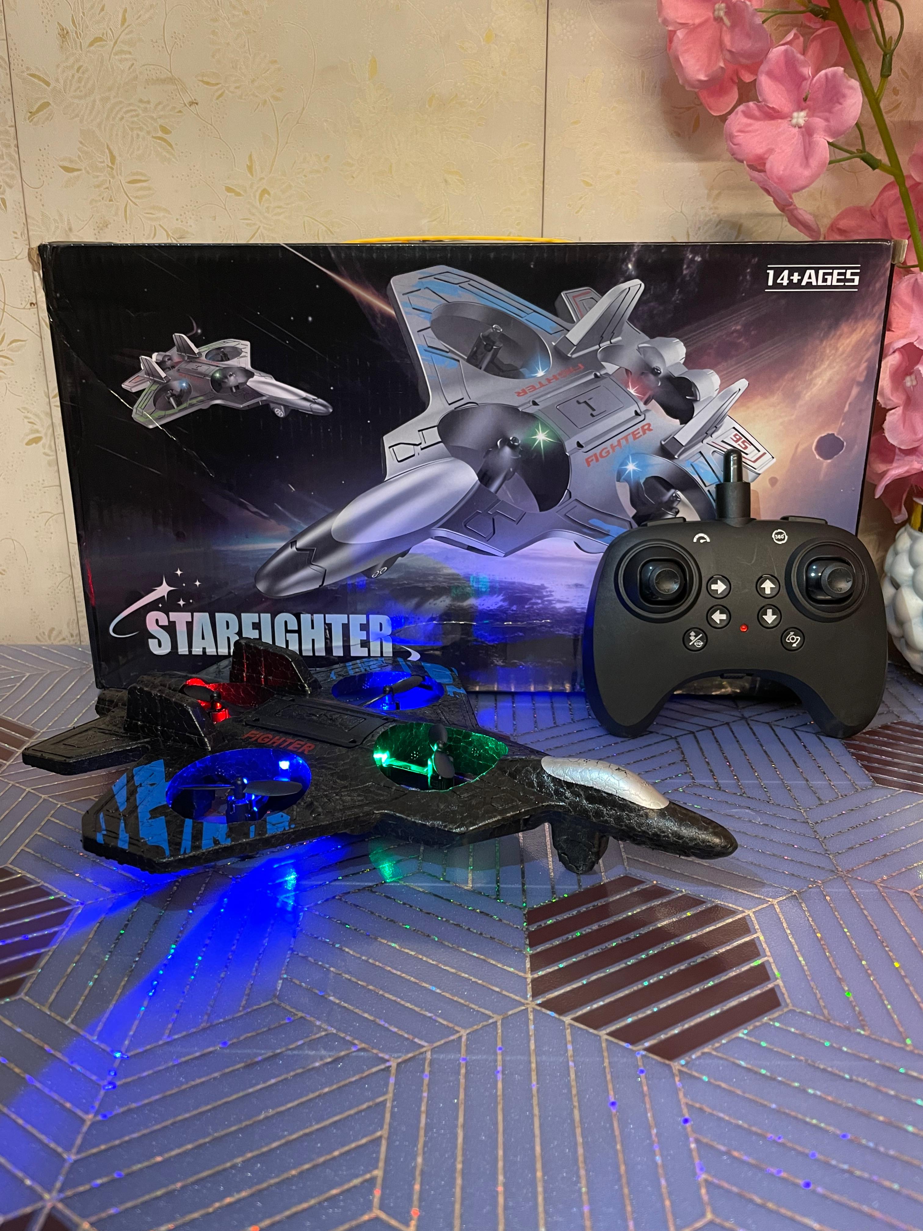 2.4GHz RC STARFIGHTER Jet Model | Aircraft Plane Glider EPP Foam | RC Drone Toy