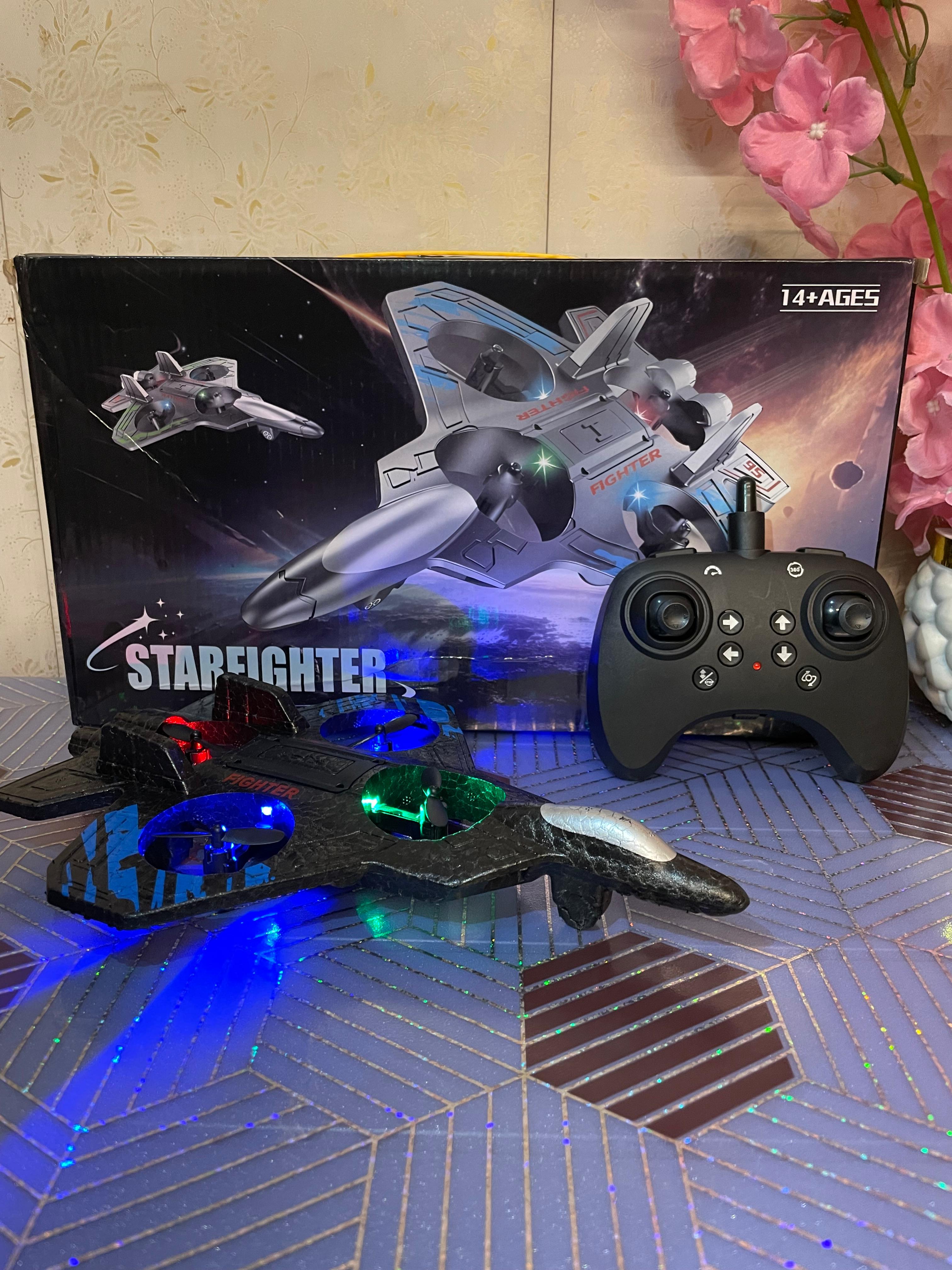 2.4GHz RC STARFIGHTER Jet Model | Aircraft Plane Glider EPP Foam | RC Drone Toy