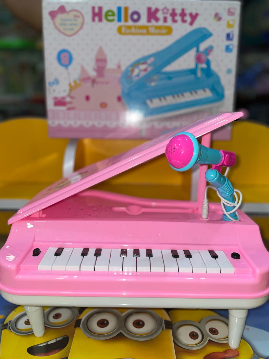 Hello Kitty Musical Piano | 8 Keys With Microphone For Singing
