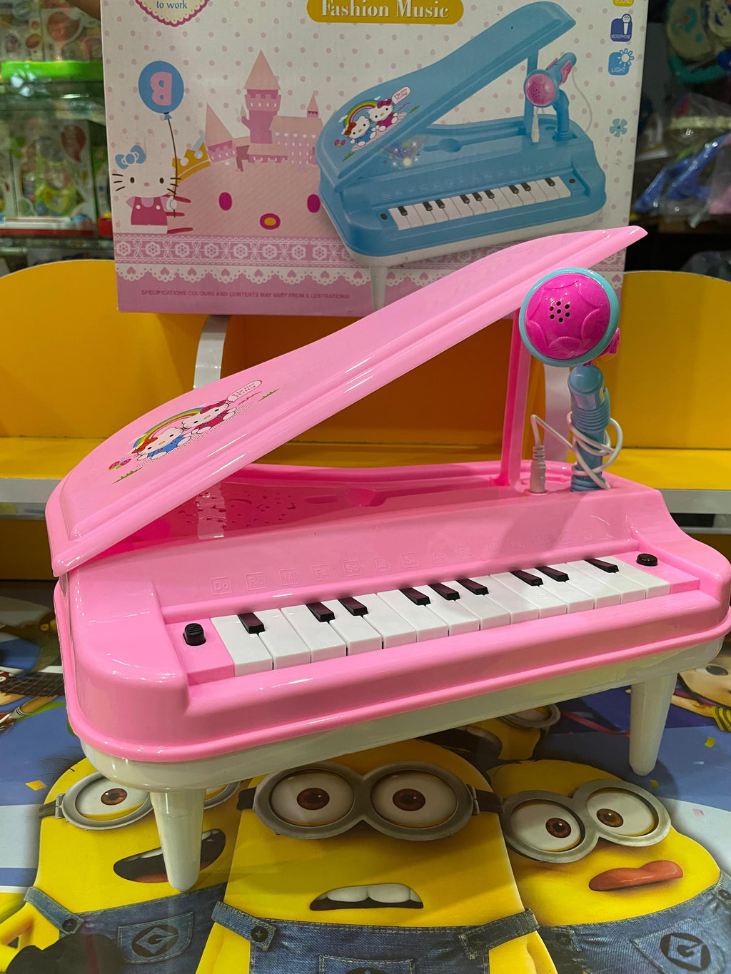 Hello Kitty Musical Piano | 8 Keys With Microphone For Singing