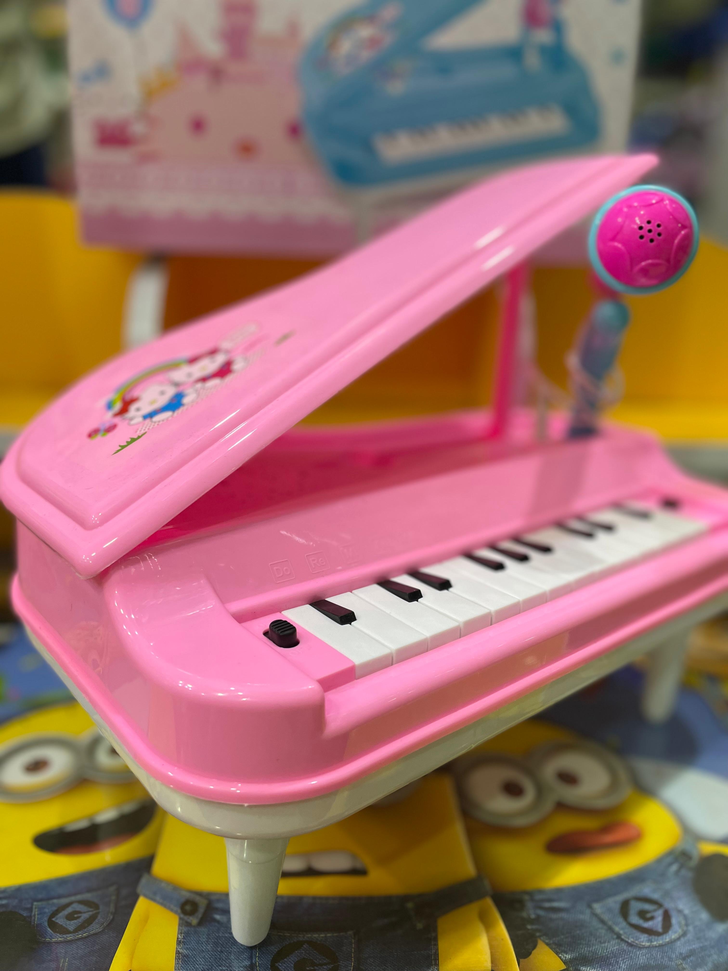 Hello Kitty Musical Piano | 8 Keys With Microphone For Singing