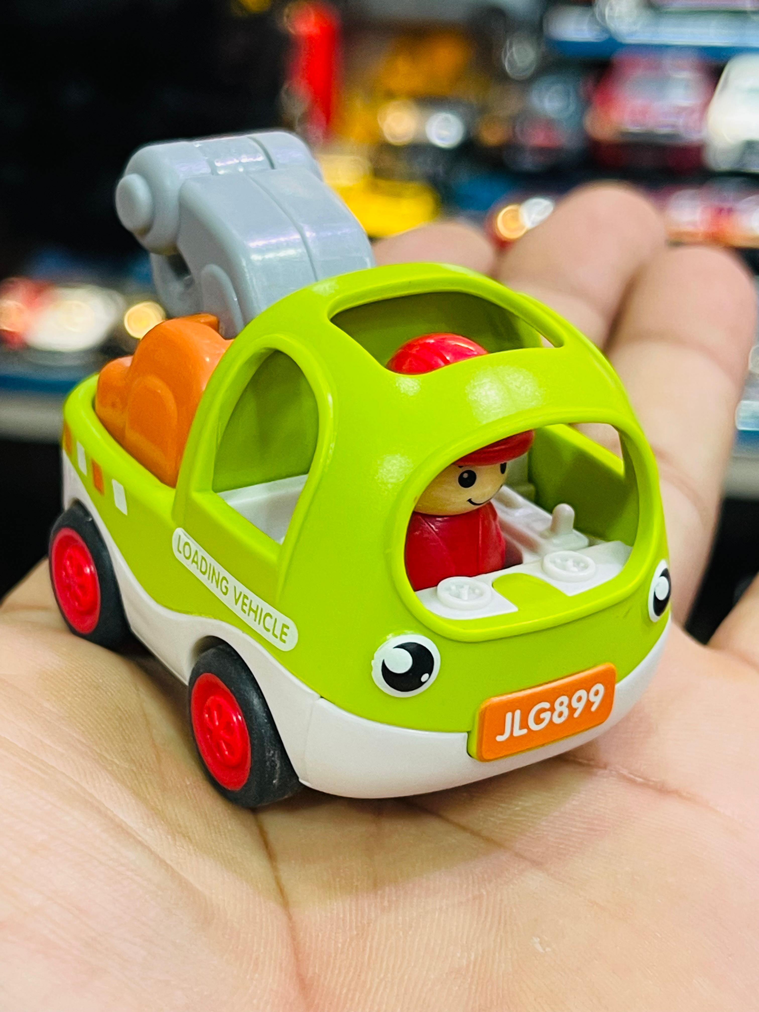 Cute Mini Construction Loading Vehicle | Model (JLG899) Pull Back Trucks