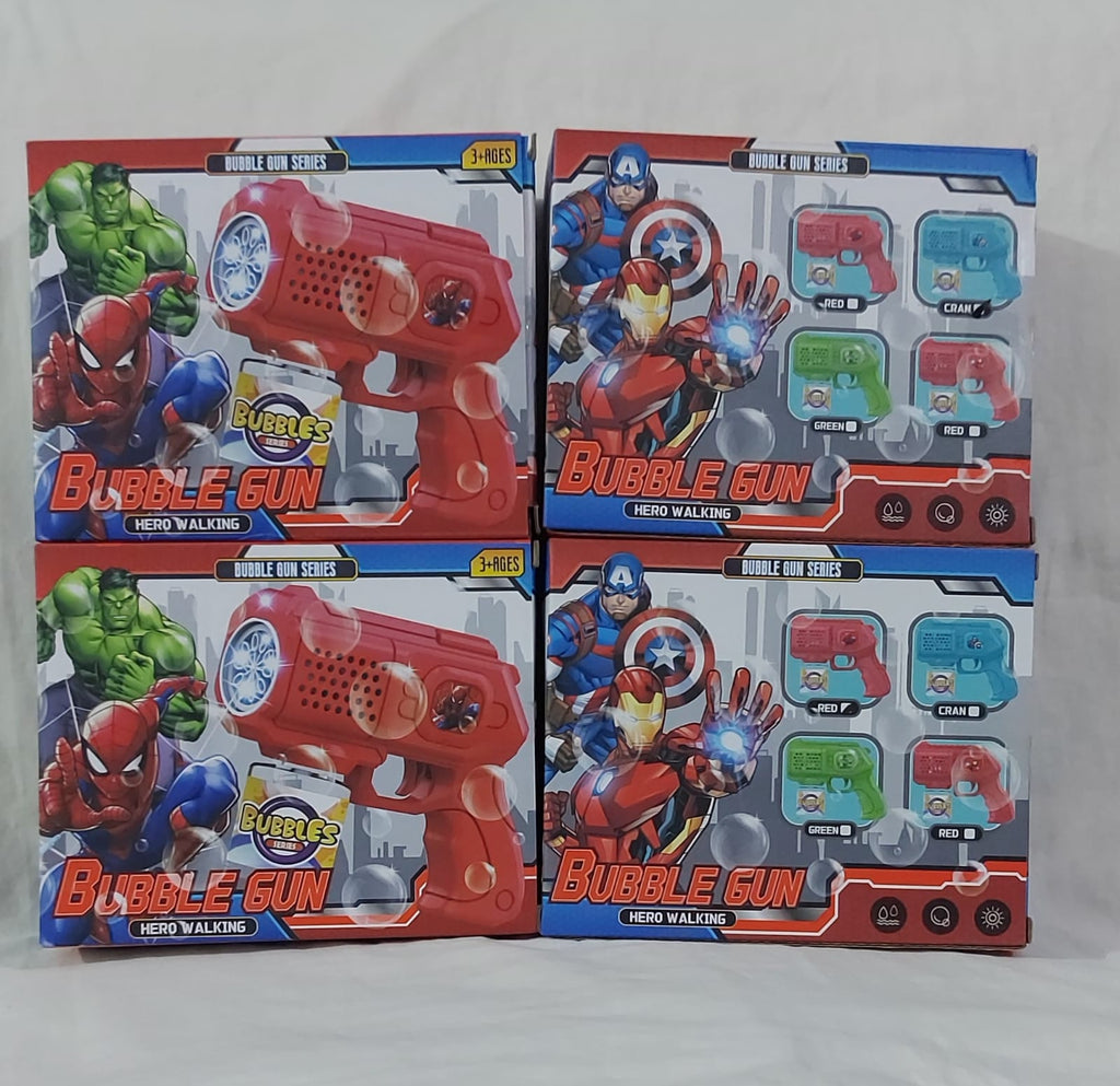 Electric Bubble Blaster Gun with Lights