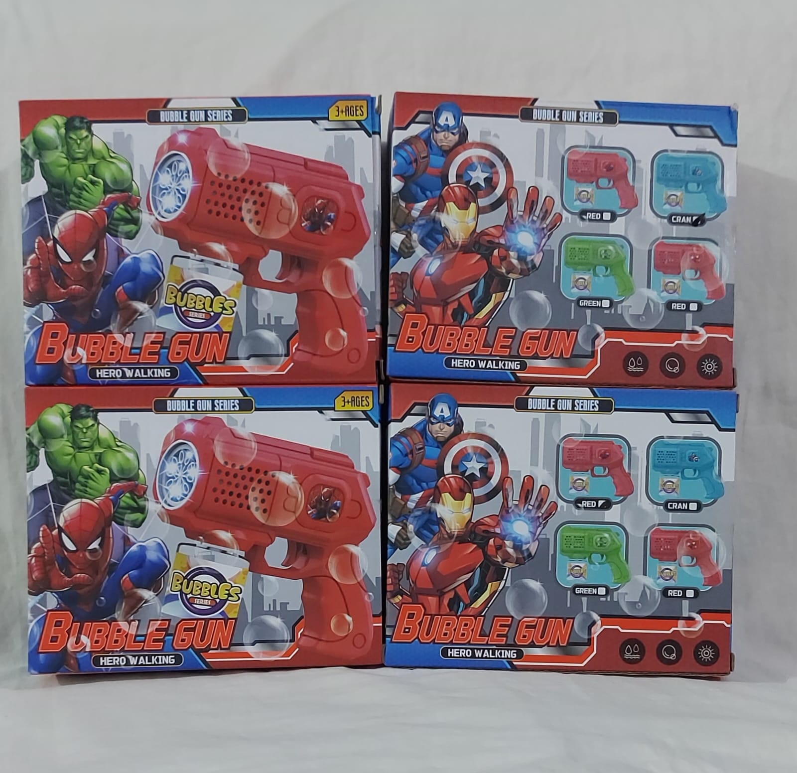 Electric Bubble Blaster Gun with Lights