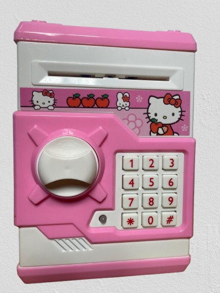 ATM Machine Saving Box | Money Bank Password Protected | Cartoon Safe Bank Toy