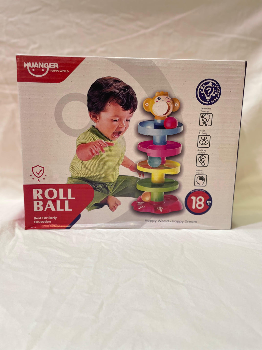 Rolling Ball Game | 5 Layers Swirling Ramp Roll Ball | Drop & Go Ball Stack and Toss Game