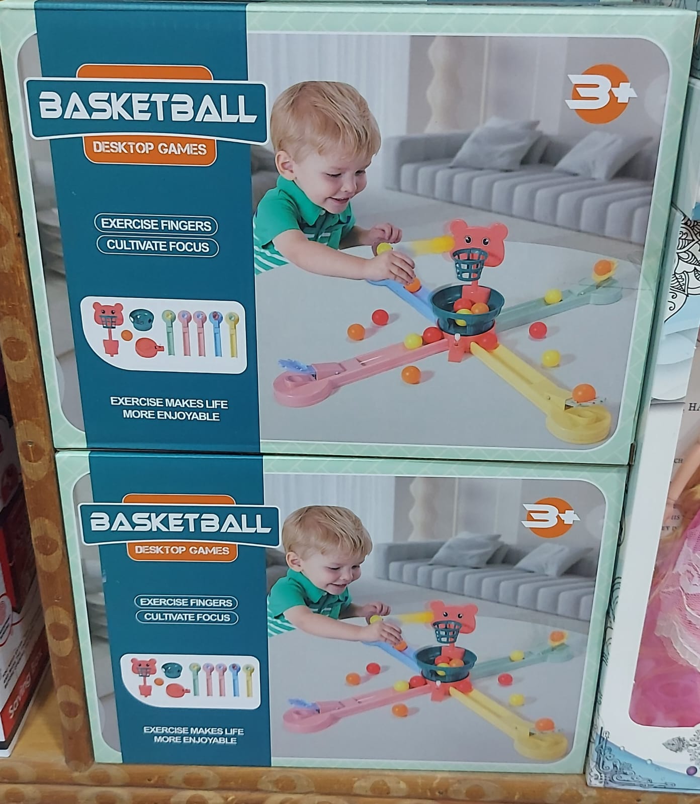 Fingertip Basketball Desktop Board Game | Ball Shooting Game 4 Players Play together