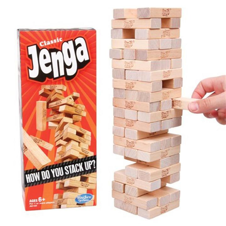 Jenga Game Wooden Blocks | Stacking Tower Board Game
