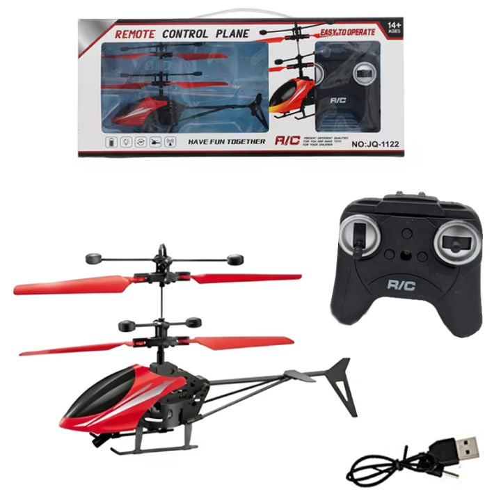 Rc Helicopter JQ-1122 |  Remote Control Flying Plane 2 channel | USB Rechargeable