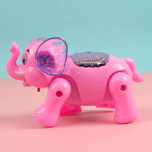 Clever Elephant Electric Toy | Funny Elephant with Walking, Music & Lighting For Kids
