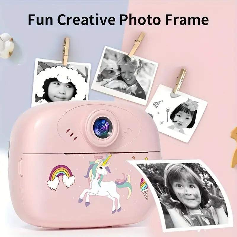 Kids Digital Mini Camera | Instantly Captures & Print | Rechargeable Print Camera